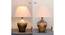 Piper Table Lamp (Brown, Cotton Shade Material, Beige Shade Colour) by Urban Ladder - Rear View Design 1 - 769431