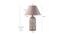 Audrey Table Lamp (Cotton Shade Material, Beige Shade Colour, White Distress) by Urban Ladder - Design 1 Dimension - 769450