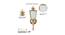 Aine Wall Light (Shining Brass) by Urban Ladder - Ground View Design 1 - 769465