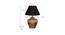 Ashton Table Lamp (Brown, Black Shade Colour, Cotton Shade Material) by Urban Ladder - Design 1 Dimension - 769466
