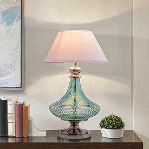 Table Lamps Design Blue Ocean Table Lamp (Green, White Shade Colour, Cotton Shade Material)
