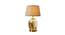 Cardiff Table Lamp (Amber, Cotton Shade Material, Beige Shade Colour) by Urban Ladder - Design 1 Side View - 769547