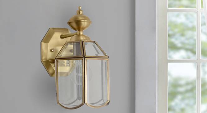 Arthur Wall Sconce (Brass) by Urban Ladder - Design 1 Side View - 769551