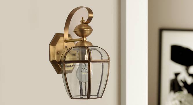 Leopold Wall Sconce (Brass) by Urban Ladder - Design 1 Side View - 769552