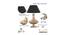 Delicea Table Lamp (Gold, Black Shade Colour, Cotton Shade Material) by Urban Ladder - Ground View Design 1 - 769566