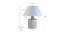 Garlen Table Lamp (White Shade Colour, Cotton Shade Material, White - Distressed Finish) by Urban Ladder - Design 1 Dimension - 769603