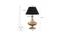 Delicea Table Lamp (Gold, Black Shade Colour, Cotton Shade Material) by Urban Ladder - Design 1 Dimension - 769620