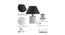 Garlen Table Lamp (Black Shade Colour, Cotton Shade Material, White - Distressed Finish) by Urban Ladder - Ground View Design 1 - 769653
