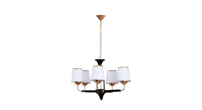 Hartland Fusion Chandelier (Brown & Gold) by Urban Ladder - Front View Design 1 - 769705