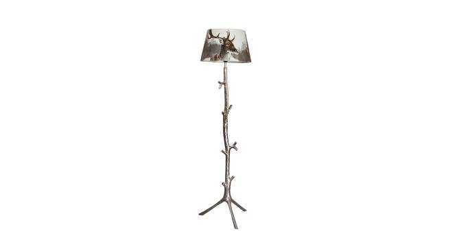 Veeramma Floor Lamp (White, Printed Shade Finish) by Urban Ladder - Front View Design 1 - 769707
