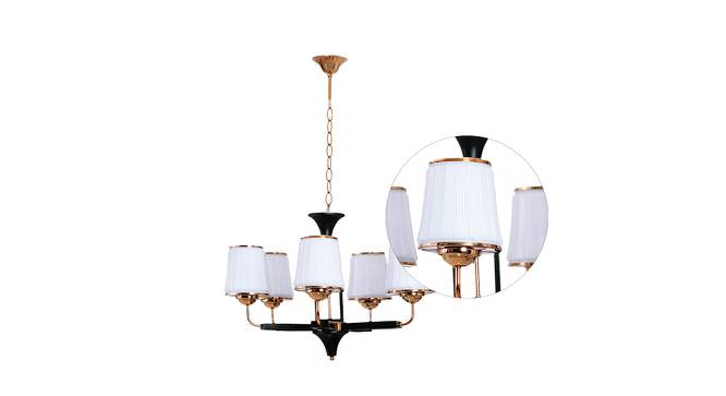 Hartland Fusion Chandelier (Brown & Gold) by Urban Ladder - Design 1 Side View - 769715