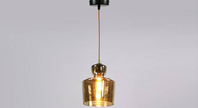 Harper Pendant Lamp (Amber) by Urban Ladder - Design 1 Side View - 769722