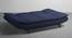 Smith 3 Seater Manual Sofa cum Bed in Blue (Ink Blue) by Urban Ladder - Rear View Design 1 - 