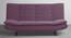 Smith 3 Seater Manual Sofa cum Bed in Purple (Sangria Purple) by Urban Ladder - Front View Design 1 - 