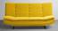 Smith 3 Seater Manual Sofa cum Bed in Yellow (Sunshine Yellow) by Urban Ladder - Top View Design 1 - 