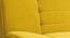 Smith 3 Seater Manual Sofa cum Bed in Yellow (Sunshine Yellow) by Urban Ladder - Close View Design 1 - 