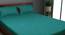 Zodiac - 180TC Double Size Cotton Bedsheet with 2 Pillow Covers (90x100 Dark Teal) (Teal, Double Size) by Urban Ladder - Front View Design 1 - 770027