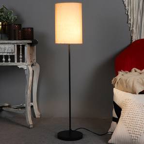 Sabin Beige Jute Shade Floor Lamp-image-1