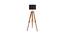Remy Black Cotton Shade Floor Lamp (Black) by Urban Ladder - Front View Design 1 - 770217