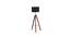 Hemmings Black Cotton Shade Floor Lamp (Black) by Urban Ladder - Front View Design 1 - 770223