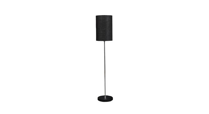 Sequin Black Cotton Shade Floor Lamp (Black) by Urban Ladder - Front View Design 1 - 770226