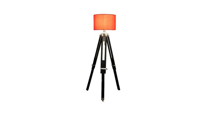 Pons Red Cotton Shade Floor Lamp (Red) by Urban Ladder - Design 1 Side View - 770233
