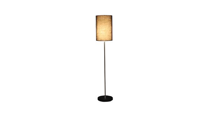 Sequin Black Cotton Shade Floor Lamp (Black) by Urban Ladder - Design 1 Side View - 770246