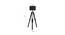 Pierre Black Cotton Shade Floor Lamp (Black) by Urban Ladder - Design 1 Dimension - 770272