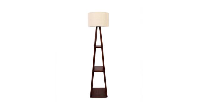 Sarah Beige Jute Shade Floor Lamp (Beige) by Urban Ladder - Front View Design 1 - 770322