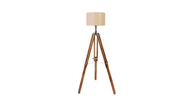 Alexander Beige Jute Shade Floor Lamp (Beige) by Urban Ladder - Front View Design 1 - 770324