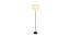 Orleans Beige Jute Shade Floor Lamp (White) by Urban Ladder - Design 1 Side View - 770325