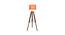 Razo Red Cotton Shade Floor Lamp (Red) by Urban Ladder - Design 1 Side View - 770329