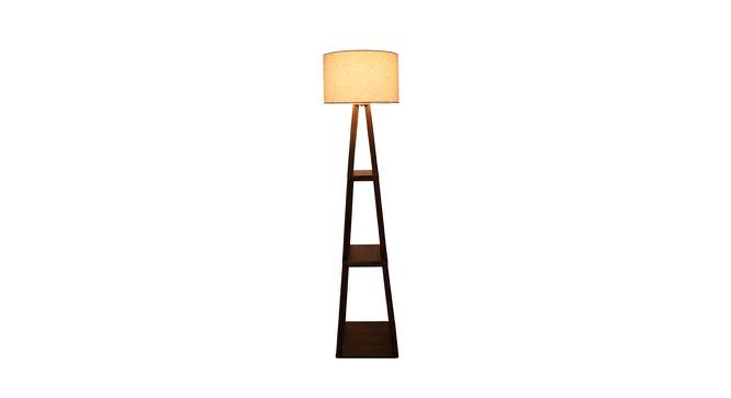 Theoren Beige Jute Shade Floor Lamp (Beige) by Urban Ladder - Design 1 Side View - 770340