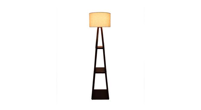 Sarah Beige Jute Shade Floor Lamp (Beige) by Urban Ladder - Design 1 Side View - 770341