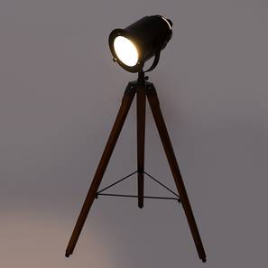 Home Decor In Chengalpattu Design Martin Black Metal Shade Floor Lamp (Black)