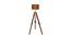 Albert Black Cotton Shade Floor Lamp (Black) by Urban Ladder - Design 1 Side View - 770432