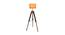 Barack Beige Jute Shade Floor Lamp (Beige) by Urban Ladder - Design 1 Side View - 770434