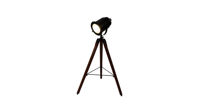 Martin Black Metal Shade Floor Lamp (Black) by Urban Ladder - Design 1 Side View - 770436