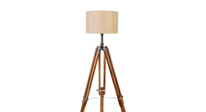 Alexander Beige Jute Shade Floor Lamp (Beige) by Urban Ladder - Ground View Design 1 - 770452