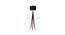 Simone Black Cotton Shade Floor Lamp (Black) by Urban Ladder - Design 1 Dimension - 770471