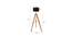 Albert Black Cotton Shade Floor Lamp (Black) by Urban Ladder - Design 1 Dimension - 770472