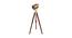 George Gold Metal Shade Floor Lamp (Gold) by Urban Ladder - Front View Design 1 - 770511