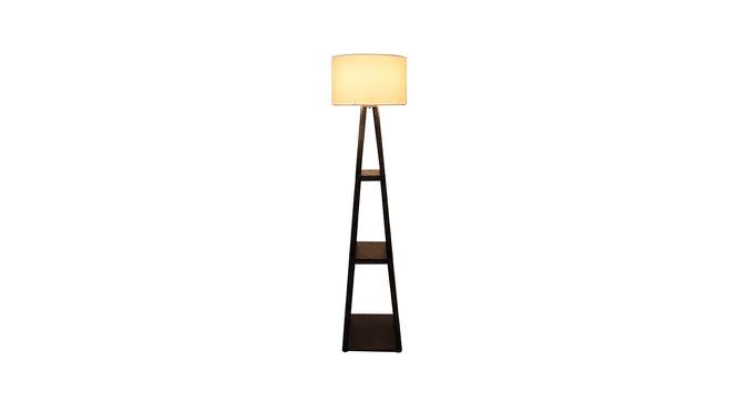 Snyder White Cotton Shade Floor Lamp (White) by Urban Ladder - Design 1 Side View - 770522