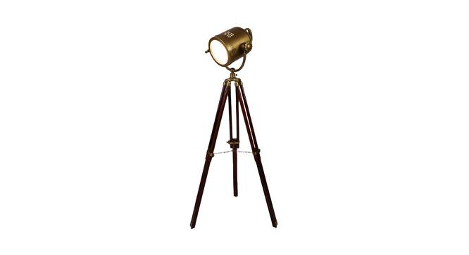 George Gold Metal Shade Floor Lamp (Gold) by Urban Ladder - Design 1 Side View - 770535