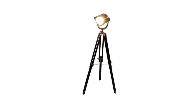 John Nickle Metal Shade Floor Lamp (Brown) by Urban Ladder - Design 1 Side View - 770543