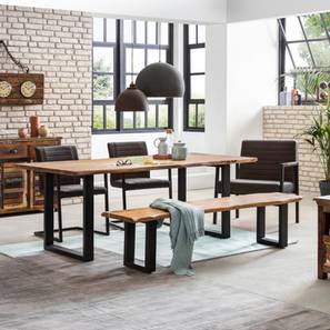 Dickens Solid Wood Bench in Natural Natural Finish-image-40