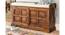 mclaren Benches (Brown, PROVINCIAL TEAK Finish) by Urban Ladder - Front View Design 1 - 770595