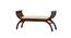 vanalen Benches (Brown, PROVINCIAL TEAK Finish) by Urban Ladder - Front View Design 1 - 770600