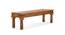 carroll Benches (Brown, Honey Oak Finish) by Urban Ladder - Front View Design 1 - 770606