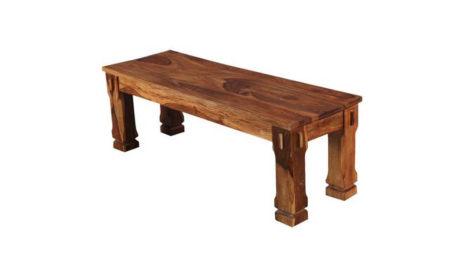 douglas Benches (Brown, Honey Oak Finish) by Urban Ladder - Front View Design 1 - 770609